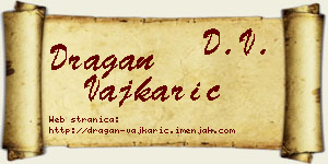 Dragan Vajkarić vizit kartica